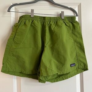 Patagonia Women's Light Green Athletic Shorts, Size M